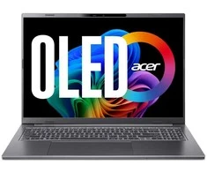 Nešiojamas kompiuteris Acer Aspire 16 AI OLED (A16-52M-73EZ) Copilot+ PC 16,0" WUXGA, OLED, Intel Ultra 7-256V (47 TOPS), 16GB RAM, 512GB SSD, Windows 11
