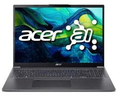 Nešiojamas kompiuteris „Acer Aspire 16 OLED“ (A16-71M-77HE) 16,0 colių 3 colių įstrižainės, 2K raiška, OLED, 120 Hz, „Intel Ultra 7-155H“ procesorius, 16 GB RAM, 512 GB SSD, „Windows 11“
