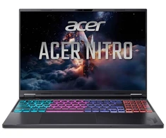 Nešiojamas kompiuteris Acer Nitro 16 (AN16-A91-R6D7) Gaming 16,0" WQXGA, 240Hz, Ryzen 9-9955HX3D, 16GB RAM, 1.000GB SSD, GeForce RTX5070Ti, Linux