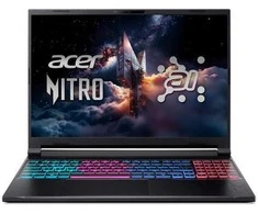 Nešiojamas kompiuteris „Acer Nitro V 16S“ (ANV16S-71-77SA) žaidimų monitorius, 16 colių įstrižainės WQXGA, IPS, 180 Hz, „Intel 7-240Hz“, 16 GB RAM, 1 TB SSD, „GeForce RTX5070“, „Windows 11“