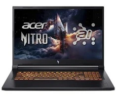 Nešiojamas kompiuteris Acer Nitro V17 (ANV17-41-R5GS) Gaming 17,3" Full-HD, 144Hz, Ryzen R5 240 (16 TOPS), 16GB RAM, 1TB SSD, GeForce RTX5050, Linux (eShell)