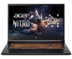 „Acer Nitro V17“ (ANV17-41-R8JV) žaidimų nešiojamas kompiuteris, 17,3 colio „Full HD“, 144 Hz, „Ryzen R7-260“ (16 viršutinių ir apatinių), 16 GB RAM, 1 TB SSD, „GeForce RTX5050“, „Windows 11“