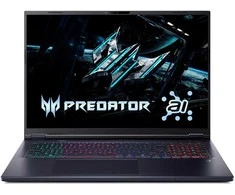Nešiojamas kompiuteris Acer Predator Helios Neo 18 AI (PHN18-72-90DM) Gaming 18,0" WQXGA, IPS, 240Hz, Intel Ultra 9-275HX (13 TOPS), 32GB RAM, 1TB SSD, GeForce RTX5070, Win