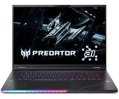 Nešiojamas kompiuteris Acer Predator Helios 18 AI (PH18-73-98E0) žaidimų 18,0 colių WQXGA, MiniLED, 250 Hz, Intel Ultra 9-275HX (13 TOPS), 128 GB RAM, 1+1 TB SSD, GeForce RTX5080, Wi