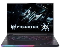 Nešiojamas kompiuteris Acer Predator Helios 18 AI (PH18-73-97HV) 18.0" WQXGA, MiniLED, 250H, Intel Ultra 9-275HX, 32GB RAM, 2x 1TB SSD, GeForce RTX5080, Windows 11