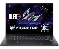 Nešiojamas kompiuteris „Acer Predator Triton 14 AI“ (PT14-52T-987D) „Copilot+“ 14,5 colio WQ2.8K lietimui jautrus ekranas, OLED ekranas, 120 Hz, „Intel Ultra 9-288V“ (48 straipsnių per sekundę), 32 GB RAM, 2 TB SSD, „GeForce RTX50“
