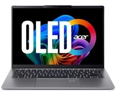 Nešiojamas kompiuteris „Acer Swift Go 14“ dirbtinio intelekto OLED (SFG14-64-R5X3) „Copilot+“ 14,0 colių WUXGA OLED asmeninis kompiuteris, „Ryzen AI 5-340“ (50 TOPS), 16 GB RAM, 512 GB SSD, „Windows 11“