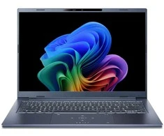Nešiojamas kompiuteris „Acer Swift Go 14“ dirbtinio intelekto OLED monitorius (SFG14-75-97W4) „Copilot+“ 14 colių WUXGA OLED ekranas su HDR500 ekranu, „Intel Ultra 9-288V“ (48 straipsnių per sekundę), 32 GB RAM, 1 TB SSD, „Windows 11“.