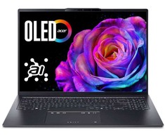 Nešiojamas kompiuteris „Acer Swift Go 16 OLED SFG16-73-92GG“ 16 colių įstrižainės WUXGA+ OLED ekranas su „Core Ultra 9“ 285Hz 32GB/1TB SSD, „Windows 11“ ekranu.