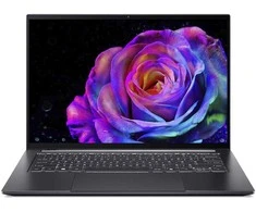 Nešiojamas kompiuteris „Acer Swift X“ (SFX14-61G-R8FT) „Copilot+“ 14,5 colio lietimui jautrus kompiuteris, OLED ekranas, 120 Hz dažnis, „Ryzen AI R7-350“ (50 TOPS), 32 GB RAM, 1 TB SSD, „GeForce RTX5060“, „Windows 11“