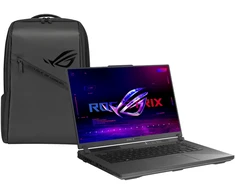 Nešiojamas kompiuteris ASUS ROG Strix 16 G614PM-RV026 + ROG Ranger BP2501 - 16" WUXGA IPS, 165Hz, AMD Ryzen 9-8940HX , 16GB RAM, 1000GB SSD, GeForce RTX 5060, FreeDOS