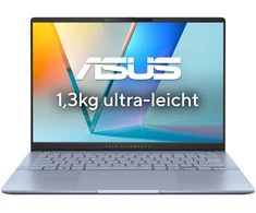 Nešiojamas kompiuteris ASUS Vivobook S 14 OLED S5406SA-QD229W – 14 colių WUXGA OLED, Intel Core Ultra 7 256V, 16 GB RAM, 1 TB SSD, Windows 11