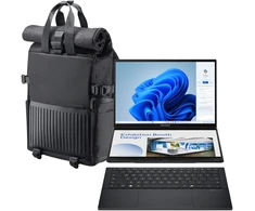 Nešiojamas kompiuteris ASUS Zenbook Duo UX8406CA-QL055W + PP4600 PROART Rucksack - 14" WUXGA OLED, Ultra 9-285H, 16GB RAM, 1TB SSD, Windows 11