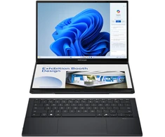 Nešiojamas kompiuteris ASUS Zenbook Duo UX8406CA-QL194W – 14 colių WUXGA OLED ekranas, Intel Core Ultra 9-285H procesorius, 32 GB RAM, 1 TB SSD, Intel Arc, Windows 11