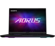 Nešiojamas kompiuteris GIGABYTE AORUS MASTER 16 6YJM5DEE65SP - 16" QHD OLED 240 Hz Ekranas, AMD Ryzen 9 9955X3D, 32GB RAM, 2TB SSD, NVIDIA GeForce RTX 5080, Windows 11 Pro