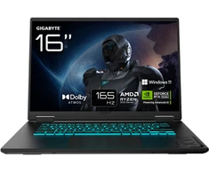 Gaming Nešiojamas kompiuteris Gigabyte GAMING A16 AMD Ryzen 7 260 16GB/1TB/RTX5050 W11Home - German Keyboard
