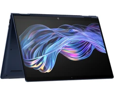 Nešiojamas kompiuteris HP EliteBook X Flip G1i B66P3ES 14 colių WUXGA IPS 400 nitų, lietimui jautrus ekranas, Intel Core Ultra 7 258V, 32 GB RAM, 1 TB SSD, LTE, Windows 11 Pro, atmosferinės mėlynos spalvos