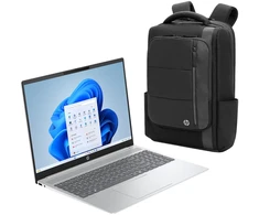 Nešiojamas kompiuteris HP OmniBook 5 16-ag1173ng + HP (16,1 colio) „Renew Executive Ruck“ 16 colių 2K IPS ekranas, AMD Ryzen AI 7 350, 16 GB RAM, 512 GB SSD, „Windows 11“