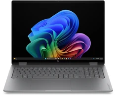 Nešiojamas kompiuteris HP OmniBook X Flip 16-cc0184ng 16,0" 3K OLED Touch, 500 Nits, AMD Ryzen AI 7 445 (6C), 32GB RAM, 1TB SSD, Windows 11