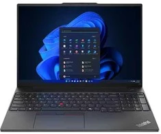 Nešiojamas kompiuteris Lenovo ThinkPad E16 G2 Juodas, Core Ultra 7 - 1TB SSD QWERTZ DE Layout