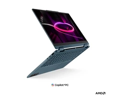 Nešiojamas kompiuteris Lenovo Yoga 7 2-in-1 14AGP11 | AMD Ryzen AI 7 445, 14" 2.8K OLED 120 Hz jutiklinis ekranas, 16 GB RAM, 512 GB SSD, Windows 11 Home | Tidal Teal