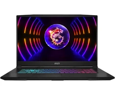 Nešiojamas kompiuteris MSI Katana 17 B13VFK-1011 – 17,3 colių FHD 144 Hz ekranas, Intel Core i7-13620H, 16 GB DDR5 RAM,
