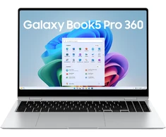 Nešiojamas kompiuteris SAMSUNG Galaxy Book5 Pro 360 16 col. Intel Core Ultra 7 258V 32GB 1000GB W11 Platinum Sidabrinis