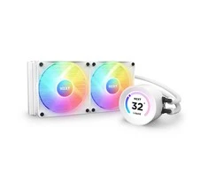 NZXT CPU vandens aušinimas Kraken Elite 240 RGB LCD Baltas