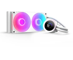 NZXT Kraken Plus 240 RGB LCD balta
