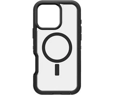 Dėklas Otterbox OB DEFND XTCLEAR APPLE IPHONE16/PRO MAX DARK SIDE - CLEAR/Juodas