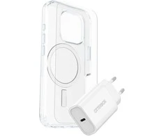 OtterBox KIT Apple iPhone 16 Pro Dėklas/Stiklas/Įkroviklis 30W baltas