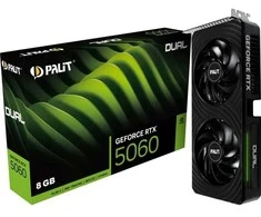 Vaizdo plokštė Palit GeForce RTX 5060 dviguba NVIDIA 8 GB GDDR7