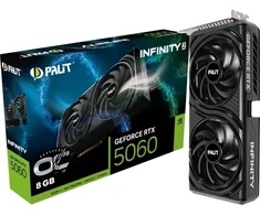 Palit GeForce RTX 5060 Infinity 2 OC - 8GB GDDR7, HDMI, 3x DP