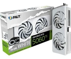 Vaizdo plokštė PALIT RTX 5060 Ti Baltas OC 16GB GDDR7