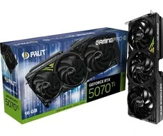 Vaizdo plokštė Palit GeForce RTX 5070 GamingPro-S, 16384 MB GDDR7