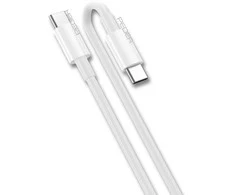 Pedea PEDEA Schnelllade- und Datenkabel USB-C/USB-C USB kabelis, 1m, baltas