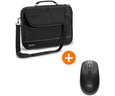 PEDEA Notebooktasche "FAIR", 15,6" + Logitech M190 Wireless Maus