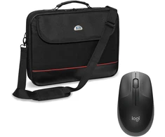 Pedea "Trendline" 17,3" + Logitech M190, kabellos, juodas