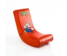 X Rocker Mario Gaming Bodensessel raudona