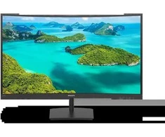 Philips 271E1SCA 27 col. - Curved Office Monitorius - VA, FHD, 75 Hz, 4 ms GtG, VGA, HDMI