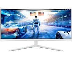 Monitorius Philips 34IN 21:9 FAST VA 200HZ 3440X14 40 HAS 130MM HDMI X 2X 2.0 DP X, 86.4 cm (34"), 3440 x 1440 pikselių, Baltas