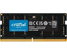 RAM Crucial 64GB [1x64GB 5600MHz DDR5 CL46 SODIMM]