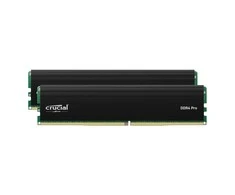 RAM „Crucial Pro“ 64 GB rinkinys (2 x 32 GB) DDR4-3200 UDIMM CL22 (16 Gbit), EAN: 649528937797