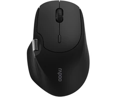 Rapoo Kabellose Multi-Mode-Pelė "MT560", Juodas Bluetooth, belaidė (Dongle), hochauflösender 4000 Dpi-Sensor, Bis zu 10 m Reichweite