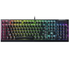Razer BlackWidow V4 X Gaming -klaviatūra, Full Size, RGB - Žalias Switches, ISO (DE)