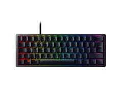Razer Huntsman Mini Laidinė žaidimų klaviatūra RGB LED, USB, DE, Clicky Optical Violetinė Switch, Juoda