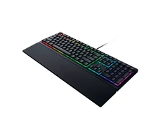 Klaviatūra „Razer Ornata V3“, mechamembraniniai jungikliai, 10 „Razer Chroma RGB“ apšvietimo zonų, 1000 Hz „Ultrapolling“, apšviesti klavišai, minkštas riešo atramos paviršius – vokiškas išdėstymas