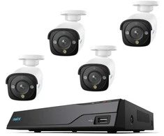 Reolink NVS8-12MB4 (1x 8 Kanal NVR, 4x 12 MP Kamera)