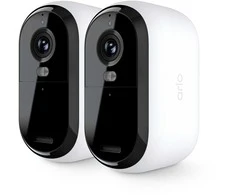 Kamera IP Arlo Arlo Essential 2K lauko kamera, stebėjimo kamera (baltas/juodas, rinkinys 2, WLAN, 4 MP)