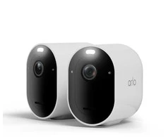 Arlo Pro 6 2K+ apsaugos kamera, 2 kamerų, IP apsaugos kamera, lauko, laidinė ir belaidė, 7,5 m, „Amazon Alexa“ ir „Google Assistant“, automatinė